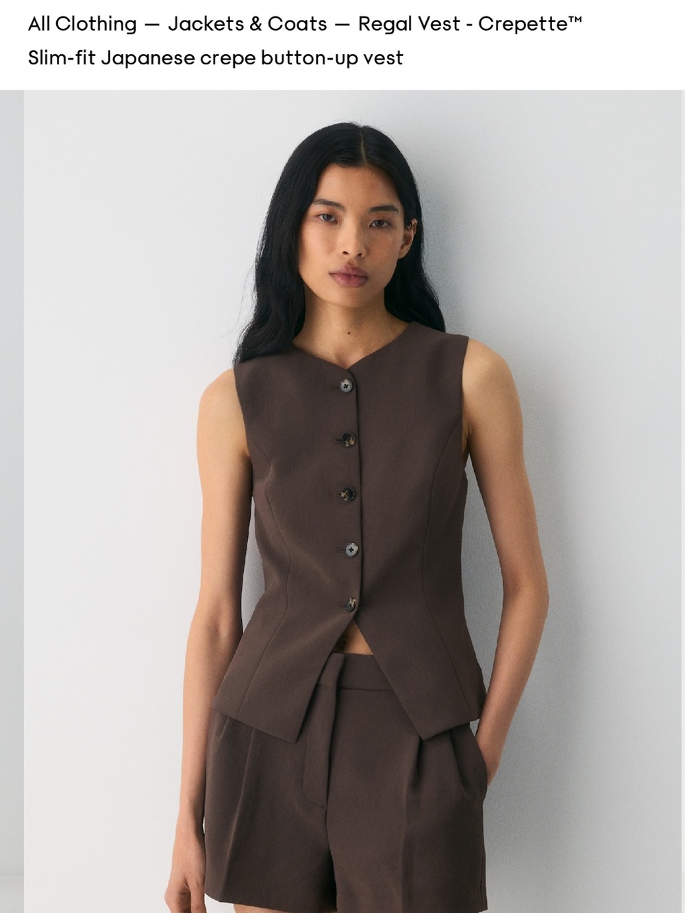 Aritzia Regal Vest - NWT